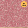 Printed Popelin RALDAMI Rosewood / Pebble